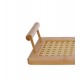 Bandeja 25X15CM Retangular Bambu Com Treliça e Alça 
